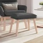 Dark gray fabric footstool 45x29.5x35 cm by vidaXL, Ottomans - Ref: Foro24-341425, Price: 35,99 €, Discount: %
