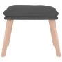 Dark gray fabric footstool 45x29.5x35 cm by vidaXL, Ottomans - Ref: Foro24-341425, Price: 35,99 €, Discount: %