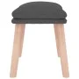 Dark gray fabric footstool 45x29.5x35 cm by vidaXL, Ottomans - Ref: Foro24-341425, Price: 35,99 €, Discount: %