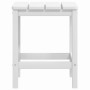 Silla de jardín Adirondack con mesa HDPE blanco de vidaXL, Sillas de jardín - Ref: Foro24-3095700, Precio: 229,03 €, Descuent...