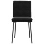 Silla de comedor 6 unidades terciopelo negro en Sillas de comedor | Comprar online en Foru.es
