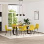 Sillas de comedor 6 unidades terciopelo amarillo en Sillas de comedor | Comprar online en Foru.es