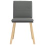Sillas de comedor 6 unidades tela gris oscuro en Sillas de comedor | Comprar online en Foru.es