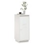 Aparador de madera maciza de pino blanco 31,5x34x75 cm de vidaXL, Aparadores - Ref: Foro24-813352, Precio: 61,19 €, Descuento: %