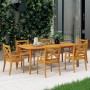 Sillas de comedor de jardín 6 uds madera maciza de acacia de vidaXL, Sillas de jardín - Ref: Foro24-3098661, Precio: 429,40 €...