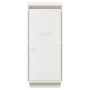 Aparador de madera maciza de pino blanco 31,5x34x75 cm de vidaXL, Aparadores - Ref: Foro24-813352, Precio: 61,19 €, Descuento: %