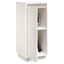 Aparador de madera maciza de pino blanco 31,5x34x75 cm de vidaXL, Aparadores - Ref: Foro24-813352, Precio: 61,19 €, Descuento: %