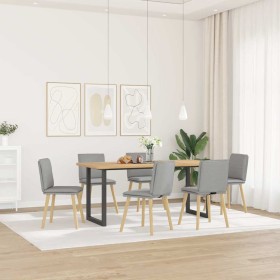 Sillas de comedor 6 uds tela gris nube en Sillas de comedor | Comprar online en Foru.es