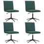 Sillas de comedor 4 unidades terciopelo verde oscuro en Sillas de comedor | Comprar online en Foru.es