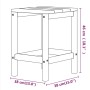 Silla de jardín Adirondack reposapiés mesa HDPE gris antracita de vidaXL, Sillas de jardín - Ref: Foro24-3095709, Precio: 268...