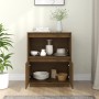 Aparador de madera maciza de pino marrón miel 60x34x75 cm de vidaXL, Aparadores - Ref: Foro24-813523, Precio: 57,29 €, Descue...