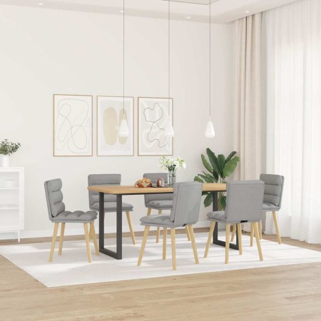 Sillas de comedor 6 uds tela gris nube en Sillas de comedor | Comprar online en Foru.es