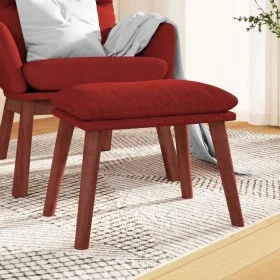 Fußhocker aus rotem Stoff, 45 x 29,5 x 35 cm von vidaXL, Osmanen - Ref: Foro24-341465, Preis: 40,38 €, Rabatt: %