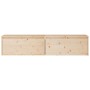 Armario de pared 2 uds madera maciza de pino 80x30x35 cm de vidaXL, Estantes y estanterías - Ref: Foro24-813456, Precio: 126,...