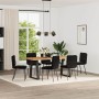 Silla de comedor 6 unidades terciopelo negro en Sillas de comedor | Comprar online en Foru.es