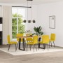 Sillas de comedor 6 unidades terciopelo amarillo en Sillas de comedor | Comprar online en Foru.es
