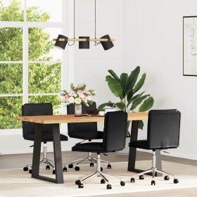 Sillas de comedor 4 unidades cuero sintético negro en Sillas de comedor | Comprar online en Foru.es