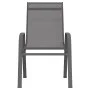 Sillas de jardín apilables 2 unidades textilene gris de vidaXL, Sillas de jardín - Ref: Foro24-318778, Precio: 99,87 €, Descu...