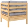 Juego de muebles de jardín 8 pzas y cojines madera maciza pino de vidaXL, Conjuntos de jardín - Ref: Foro24-3096225, Precio: ...