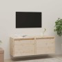 Armarios de pared 2 uds madera maciza de pino 45x30x35 cm de vidaXL, Estantes y estanterías - Ref: Foro24-813436, Precio: 70,...