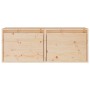 Armarios de pared 2 uds madera maciza de pino 45x30x35 cm de vidaXL, Estantes y estanterías - Ref: Foro24-813436, Precio: 70,...
