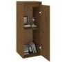 Armario de pared 2 uds madera de pino marrón miel 30x30x80 cm de vidaXL, Estantes y estanterías - Ref: Foro24-813502, Precio:...