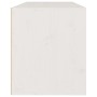 Armario de pared de madera maciza de pino blanco 80x30x35 cm de vidaXL, Estantes y estanterías - Ref: Foro24-813457, Precio: ...