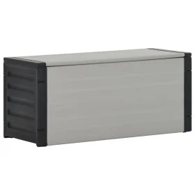 Baúl para desechos de jardín gris 85x34x40 cm de vidaXL, Cubos de la basura y papeleras - Ref: Foro24-340988, Precio: 60,44 €...