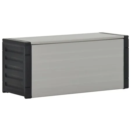 Baúl para desechos de jardín gris 85x34x40 cm de vidaXL, Cubos de la basura y papeleras - Ref: Foro24-340988, Precio: 60,44 €...