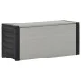 Baúl para desechos de jardín gris 85x34x40 cm de vidaXL, Cubos de la basura y papeleras - Ref: Foro24-340988, Precio: 60,44 €...