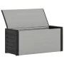 Baúl para desechos de jardín gris 85x34x40 cm de vidaXL, Cubos de la basura y papeleras - Ref: Foro24-340988, Precio: 60,44 €...