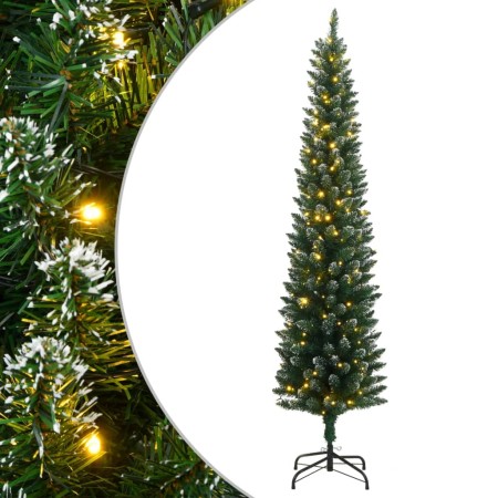 Árbol de Navidad artificial estrecho 150 LEDs 120 cm en Decoración Festiva y Estacional | Comprar online en Foru.es