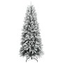 Árbol de Navidad artificial con 150 LEDs y nieve flocada 120 cm en Decoración Festiva y Estacional | Comprar online en Foru.es