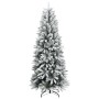 Árbol de Navidad artificial con 150 LEDs y nieve flocada 150 cm en Decoración Festiva y Estacional | Comprar online en Foru.es