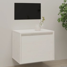Armario de pared madera maciza de pino blanco 45x30x35 cm de vidaXL, Estantes y estanterías - Ref: Foro24-813437, Precio: 40,...