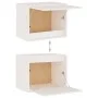 Armario de pared madera maciza de pino blanco 45x30x35 cm de vidaXL, Estantes y estanterías - Ref: Foro24-813437, Precio: 39,...