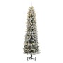 Árbol de Navidad artificial con 150 LEDs y nieve flocada 150 cm en Decoración Festiva y Estacional | Comprar online en Foru.es
