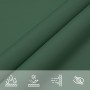 Toldo de vela cuadrado tela Oxford verde oscuro 4x4 m en Sombrillas | Comprar online en Foru.es