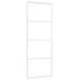 ESG-Glas- und Aluminium-Schiebetür 76x205 cm weiß von vidaXL, Türen für zu Hause - Ref: Foro24-151656, Preis: 159,09 €, Rabat...