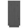 Aparador de madera maciza de pino gris 60x34x75 cm de vidaXL, Aparadores - Ref: Foro24-813522, Precio: 66,74 €, Descuento: %