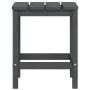 Sillas de jardín Adirondack con reposapiés&mesa HDPE antracita de vidaXL, Sillas de jardín - Ref: Foro24-3095713, Precio: 486...