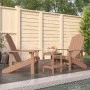 Sillas de jardín Adirondack con mesa HDPE marrón de vidaXL, Sillas de jardín - Ref: Foro24-3095706, Precio: 334,49 €, Descuen...