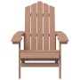 Sillas de jardín Adirondack con mesa HDPE marrón de vidaXL, Sillas de jardín - Ref: Foro24-3095706, Precio: 341,52 €, Descuen...