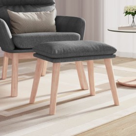 Reposapiés de tela gris claro 45x29,5x35 cm de vidaXL, Otomanas - Ref: Foro24-341424, Precio: 36,78 €, Descuento: %