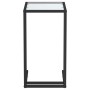 Mesa auxiliar de ordenador vidrio transparente 50x35x65 cm en Mesas auxiliares | Comprar online en Foru.es