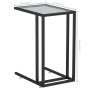 Mesa auxiliar de ordenador vidrio transparente 50x35x65 cm en Mesas auxiliares | Comprar online en Foru.es