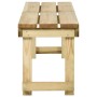 Banco de jardín de madera de pino impregnada 180 cm de vidaXL, Bancos de jardín - Ref: Foro24-318414, Precio: 154,43 €, Descu...