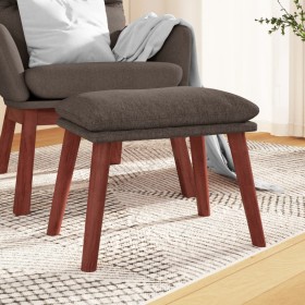 Reposapiés de tela color gris taupe 45x29,5x35 cm de vidaXL, Otomanas - Ref: Foro24-341466, Precio: 36,53 €, Descuento: %