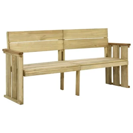 Banco de jardín de madera de pino impregnada 172 cm de vidaXL, Bancos de jardín - Ref: Foro24-318408, Precio: 88,35 €, Descue...