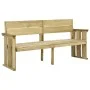 Banco de jardín de madera de pino impregnada 172 cm de vidaXL, Bancos de jardín - Ref: Foro24-318408, Precio: 88,35 €, Descue...